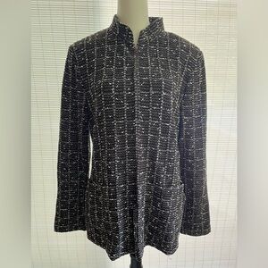 St. John NWT Tweed Knit Wool Blend Jacket